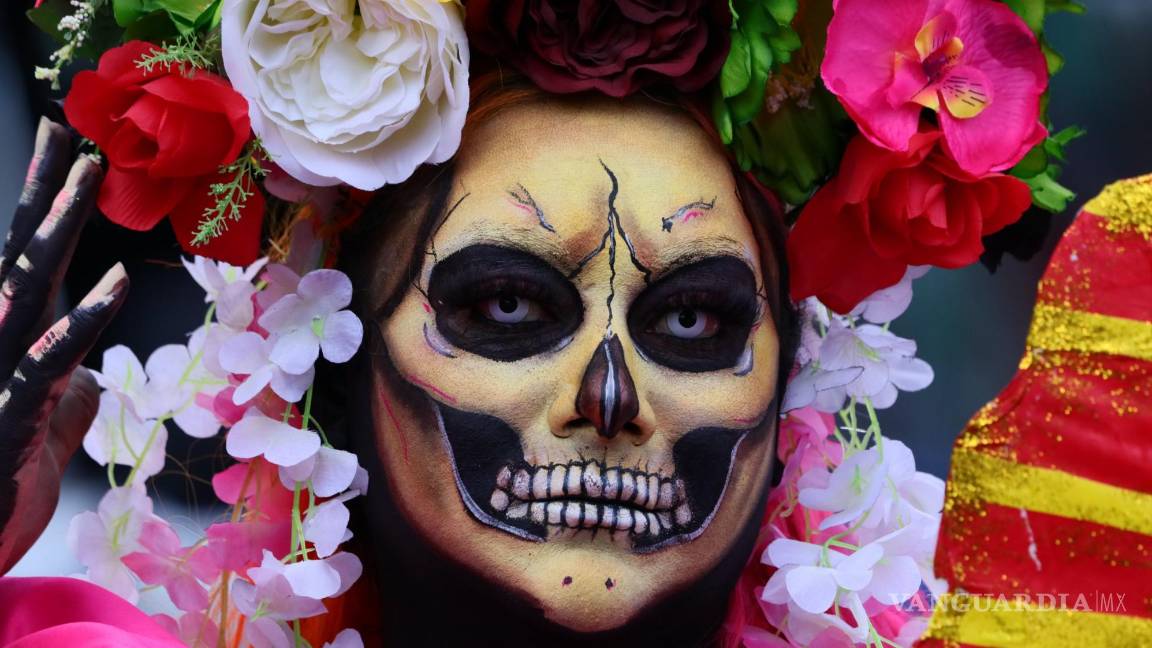 $!Pinta calles de Saltillo desfile Xantolum 2024; participan más de 3 mil