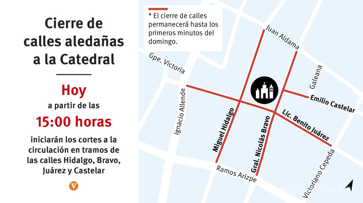 $!Prepárese: alistan cierre de calles del Centro por festejo del Santo Cristo