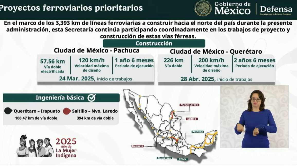 $!Construcción del tren de pasajeros Saltillo-Monterrey-Nuevo Laredo iniciará en agosto; tendrá 11 estaciones
