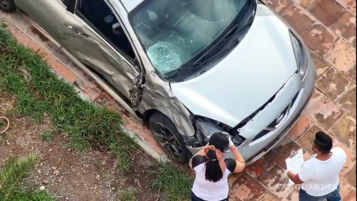 $!El auto fue captado por las cámaras del C4 en los momentos en que Silvia Sarahí lo escondía en un lugar de la colonia La Ciudadela.