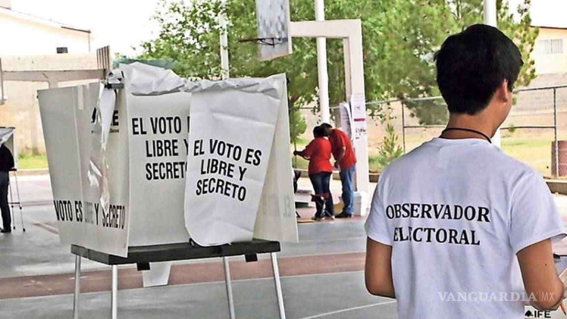 Inscritas 856 personas para ser observadores electorales en Coahuila