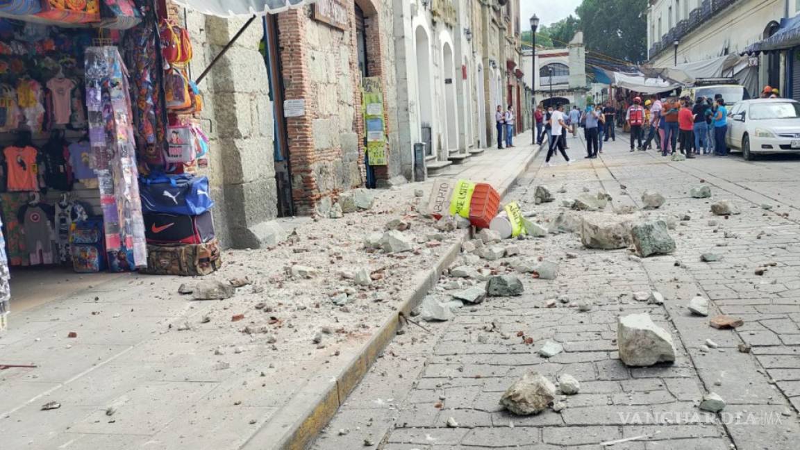 Una persona muerta y otra más herida tras sismo de 7.5 en Oaxaca