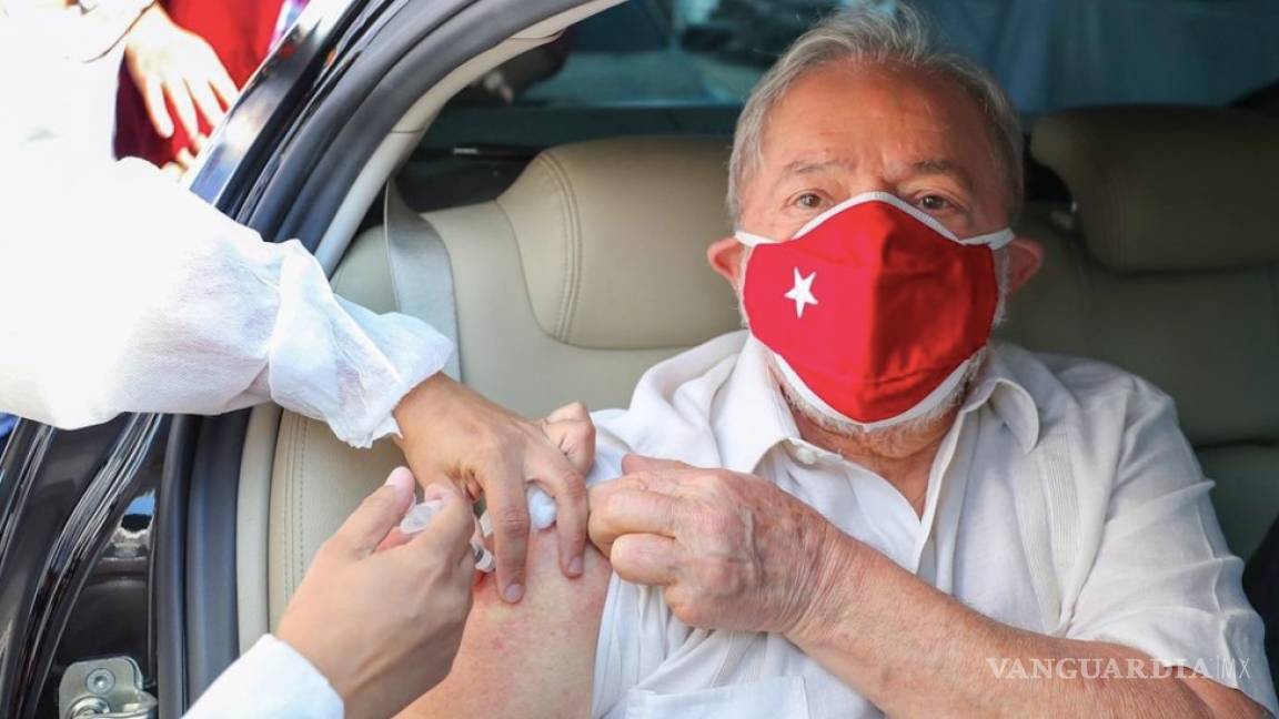 Lula da Silva recibe segunda dosis de vacuna contra el COVID-19