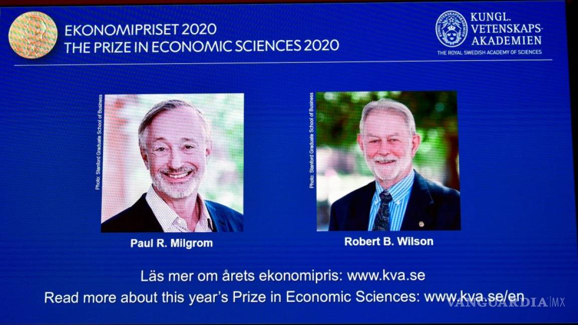 Premio Nobel de Economía para Paul Milgrom y Robert Wilson