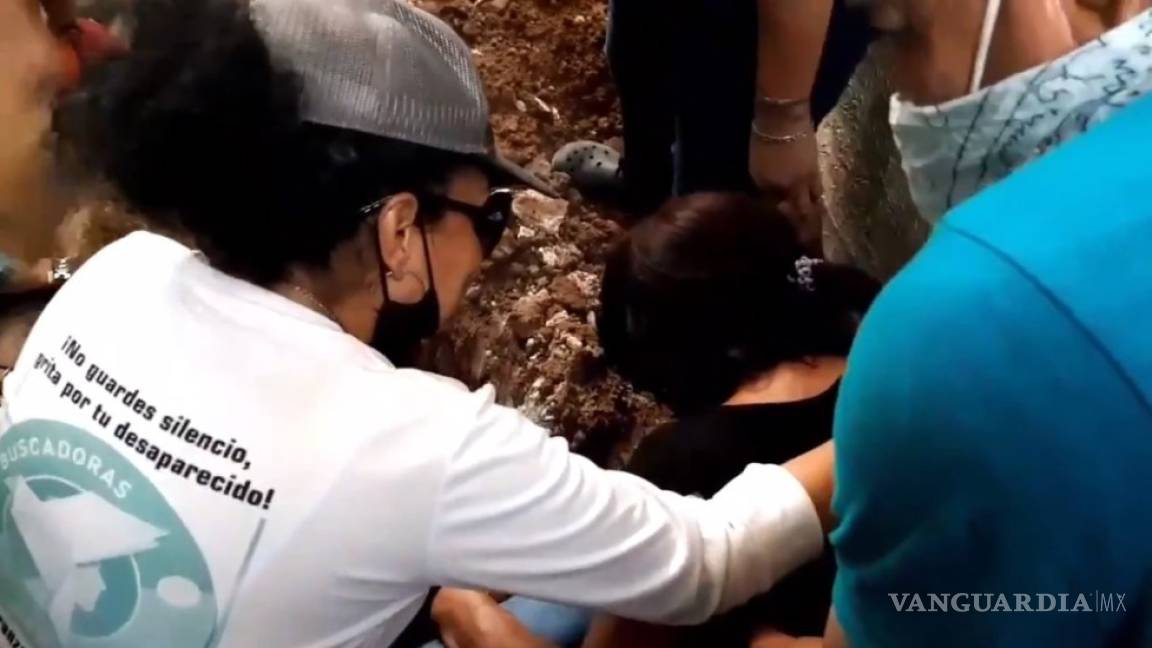 Video desgarrador: En Hermosillo, madre encuentra los restos de su hijo desaparecido