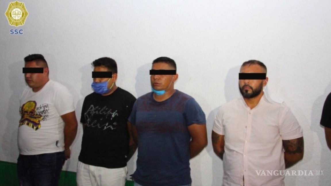 Detienen a ocho presuntos miembros de La Unión Tepito en el Centro Histórico