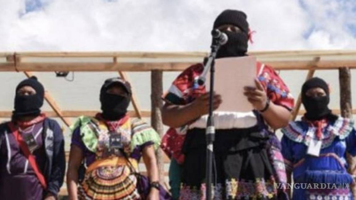 Se unen mujeres del EZLN al paro nacional del 9 de marzo