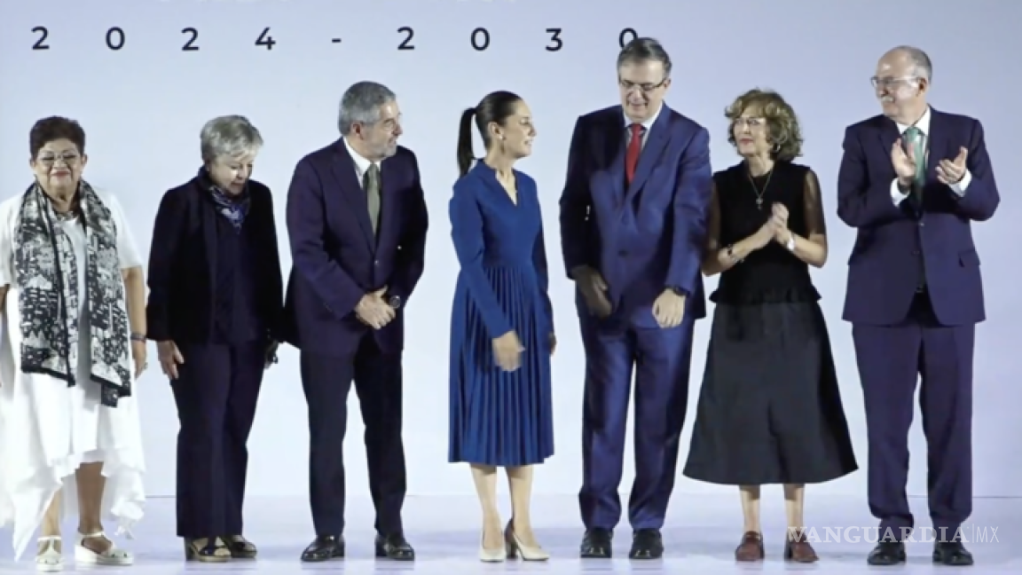 Claudia Sheinbaum presenta parte de su Gabinete... Ebrard, Ernestina Godoy, Juan Ramón de la Fuente entre los 6 miembros (Video)