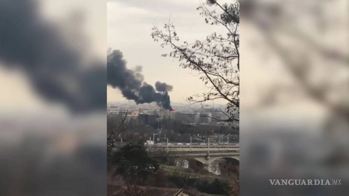 $!El momento de la explosión que causó pánico en una Universidad de Lyon