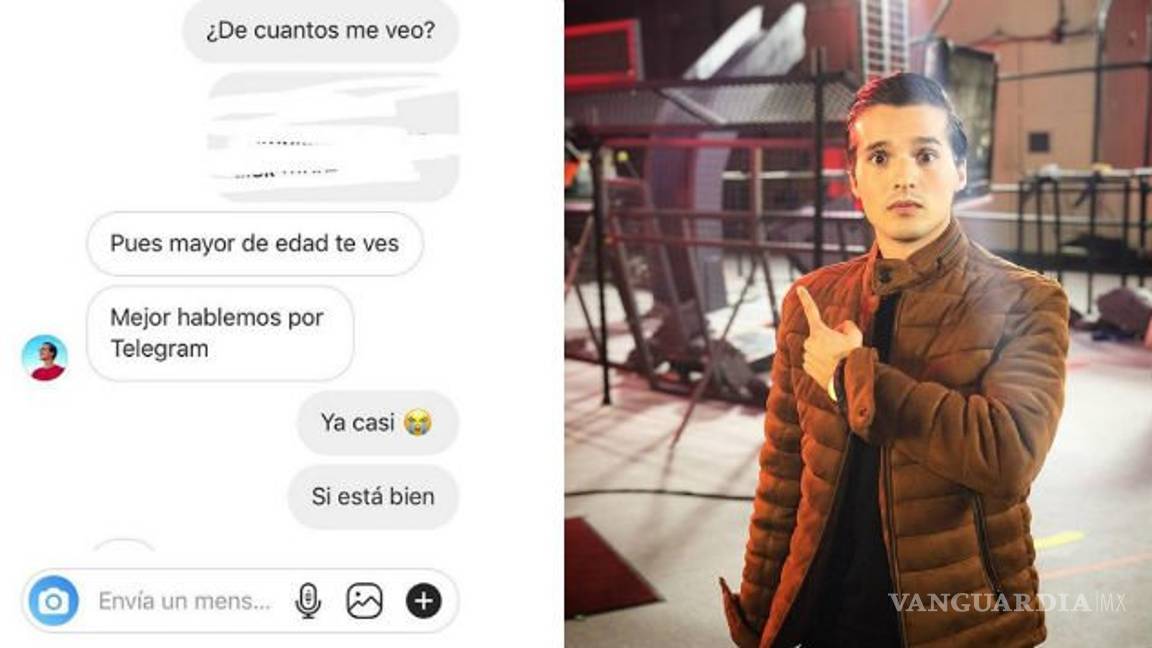 $!Exponen a Memo Aponte, la voz de Phineas... pedía el "pack" a fans menores de edad
