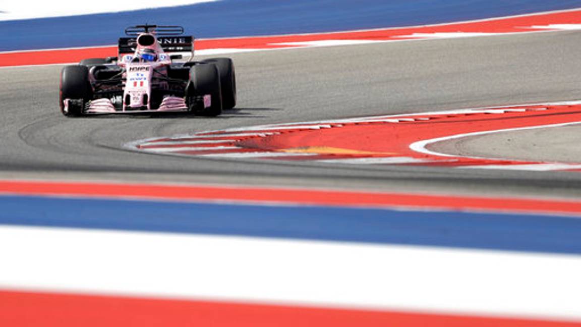 $!'Checo' Pérez feliz de sumar puntos en Estados Unidos