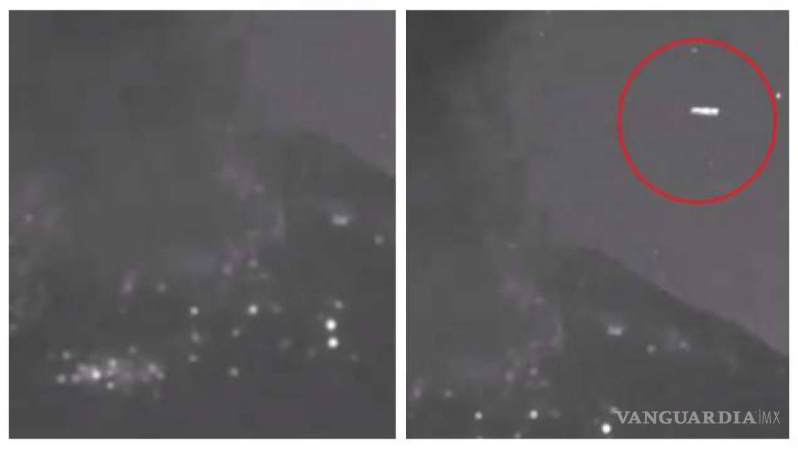 Usuarios señalan avistamiento de OVNI tras explosión del Popocatépetl (video)