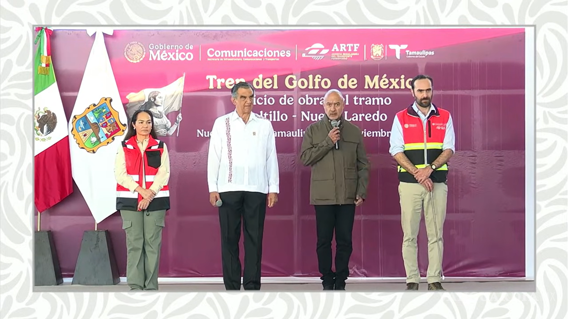 $!El Tren del Golfo de México, en el tramo de Saltillo-Nuevo Laredo, contará con estaciones en Saltillo, Monterrey, Derramadero y Ramos Arizpe