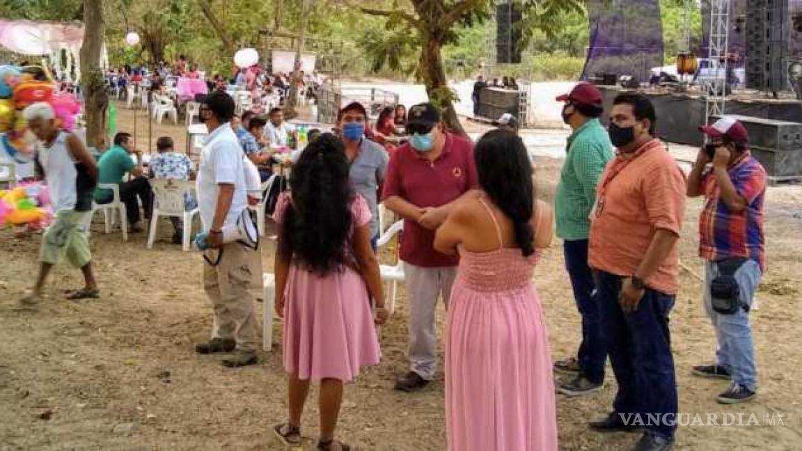 Arman boda y fiesta de XV en Acapulco con más de 700 invitados, las clausuran