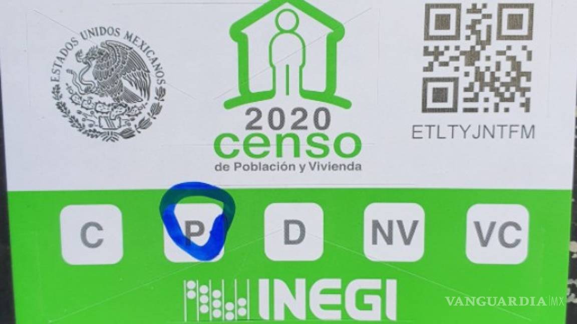 ¿Qué significan las letras de la etiqueta del Censo 2020?