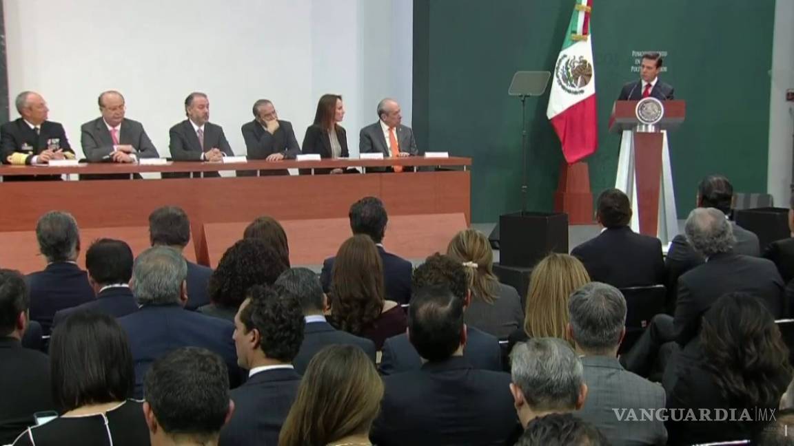 'Ante EU, nuestro único interés es el de los mexicanos' dice Peña Nieto