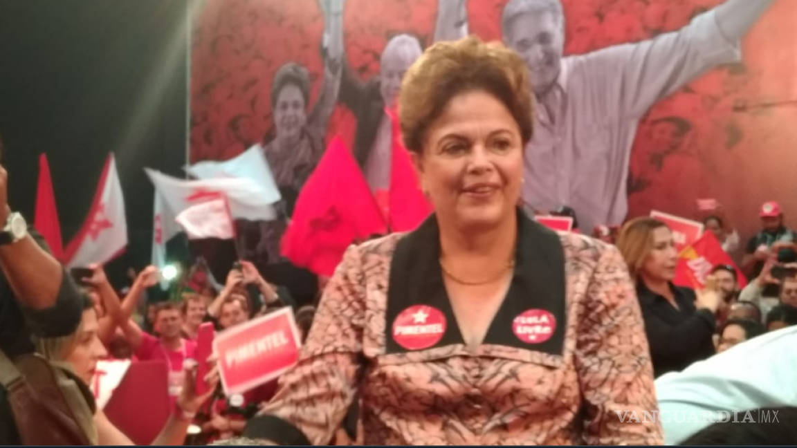 La expresidenta Dilma Rousseff presenta su candidatura al Senado