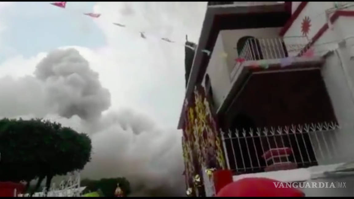 Cuatro heridos tras explosión de pirotecnia en Coyoacán