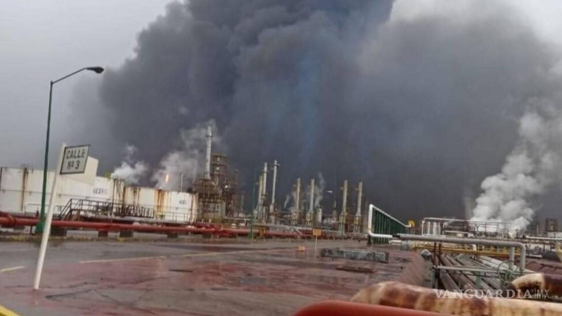 Se registra incendio en Refinería de Salina Cruz, Oaxaca