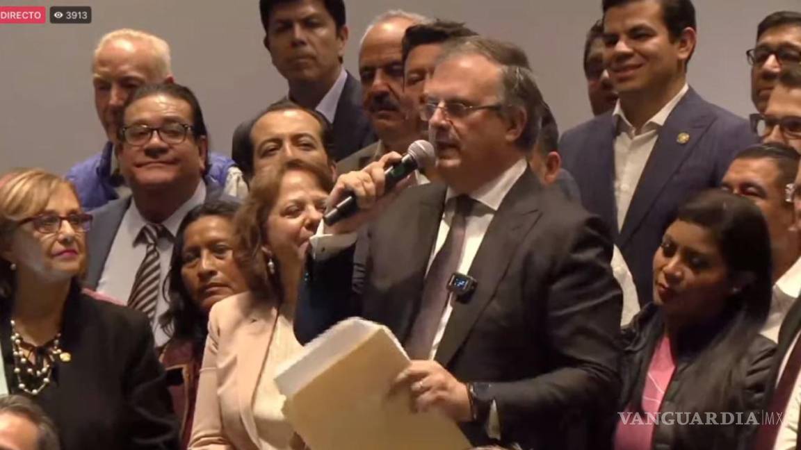 Anuncia Marcelo Ebrard su renuncia a SRE para ir por candidatura presidencial