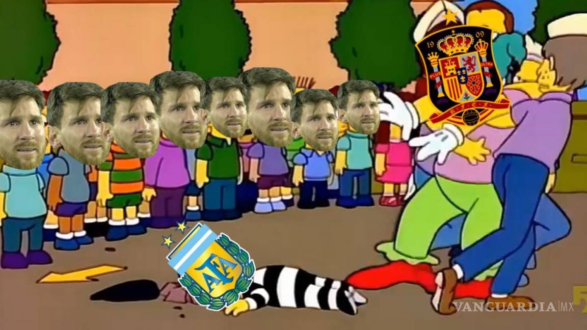 Los memes del España 6-1 a Argentina