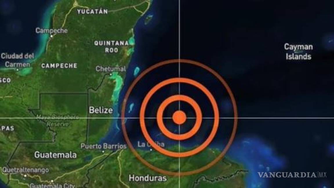 Sismo en el Caribe magnitud 5.7 se percibe en Quintana Roo