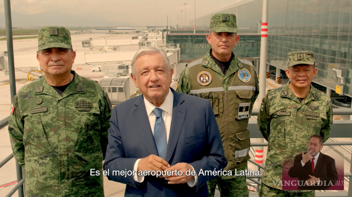 AIFA es el mejor aeropuerto de América Latina, asegura AMLO