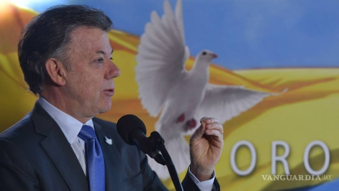 Presidente de Colombia, Juan Manuel Santos, premio Nobel de la Paz 2016