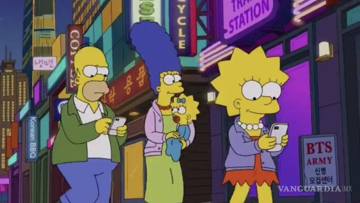 Los Simpson incluyen cartel de BTS en su último episodio