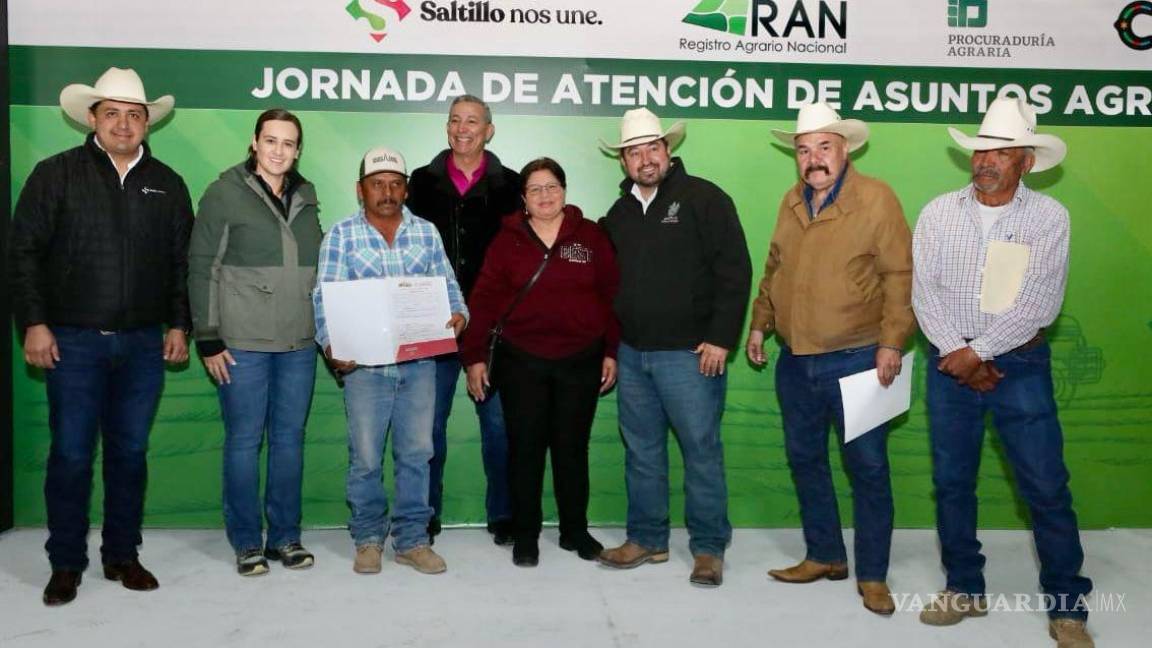 Saltillo: Atienden a 40 comunidades rurales en jornada de asuntos agrarios