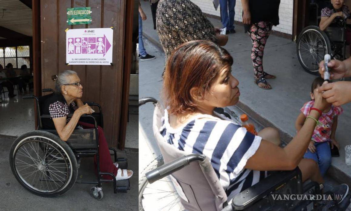 $!Mujeres en silla de ruedas piden a Alcalde más rampas en Saltillo.