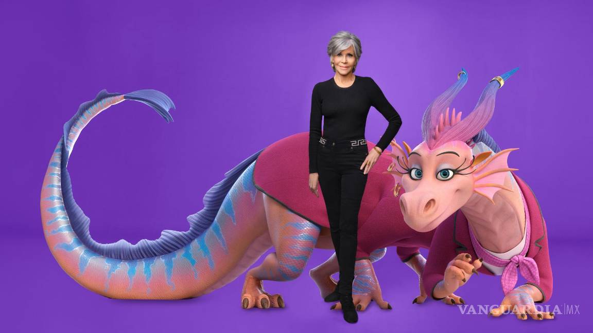 $!Jane Fonda y su personaje en Luck, El Dragón.