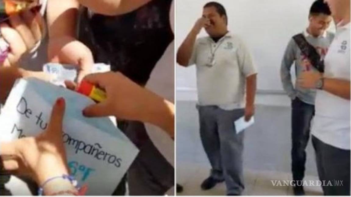 Estudiantes de CETis donan su 'beca AMLO' a compañero de escasos recursos en Chihuahua (video)
