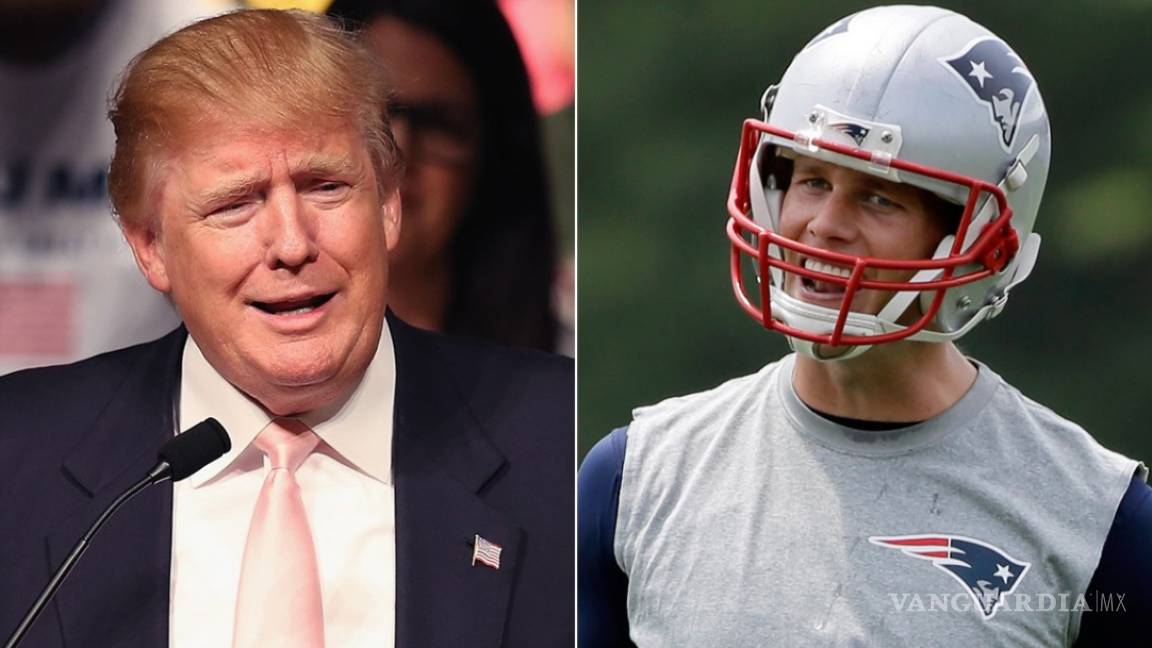 Trump asegura tener apoyo de Tom Brady y Bill Belichick