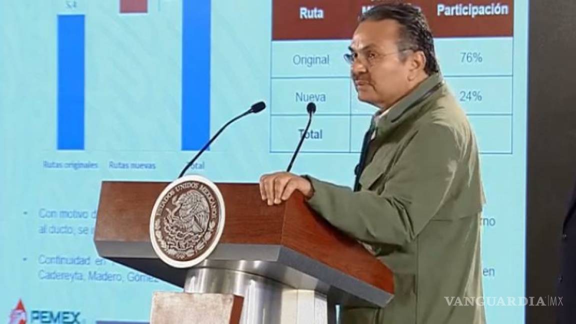 Plan contra el 'huachicoleo' baja robo de barriles de combustible a 11 mil 200: Pemex