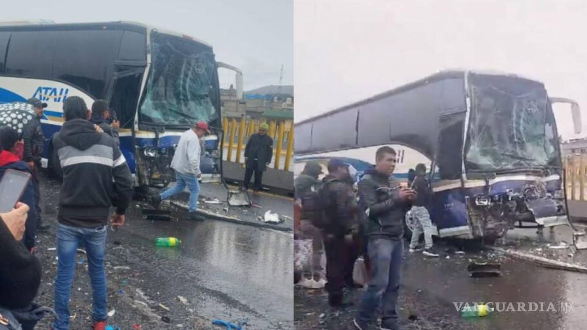Deja 19 heridos choque en la México-Puebla
