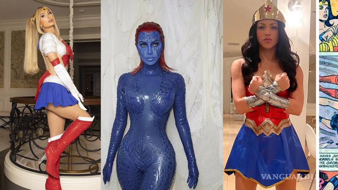 Se disfrazan celebridades de superhéroes, villanos y animé para disfrutar de Halloween