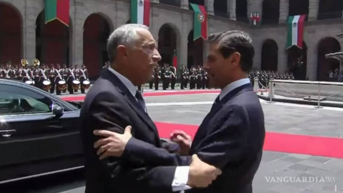 Peña Nieto se reúne con el presidente de Portugal