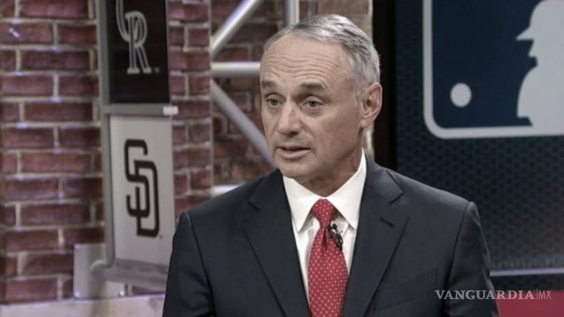 $!Rob Manfred ya no está seguro al '100 por ciento' sobre la temporada