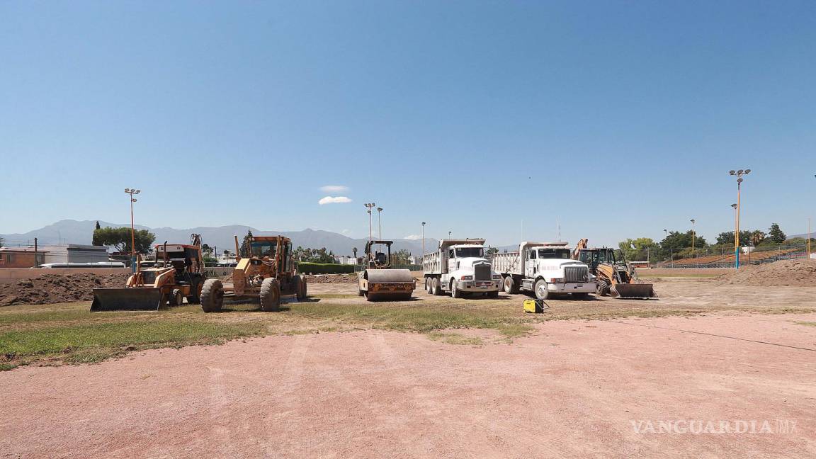 ¡Jonrón! Inicia rehabilitación del campo de beisbol del Ateneo Fuente en Saltillo