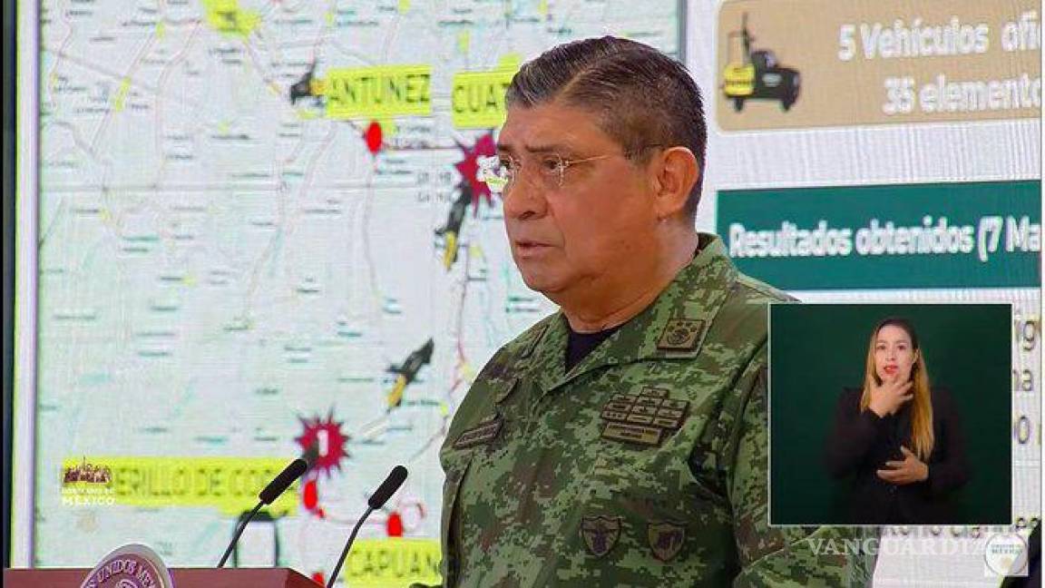 Militares no dispararon contra quienes los perseguían porque eran civiles que iban desarmados, dice general Sandoval