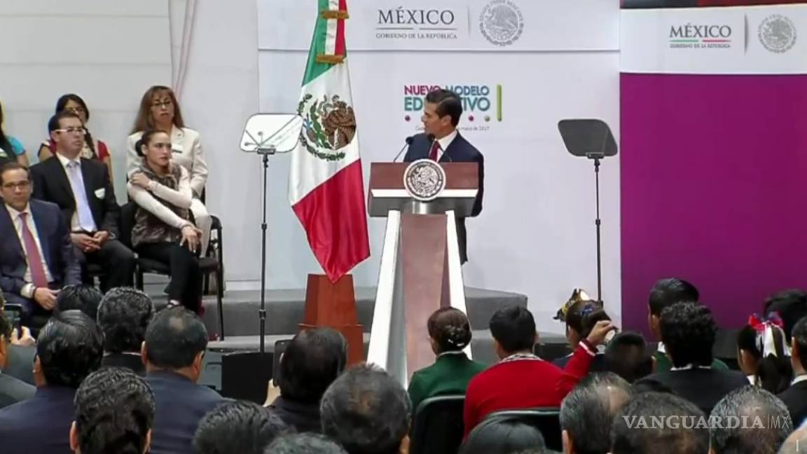 Peña Nieto encabeza presentación del nuevo modelo educativo