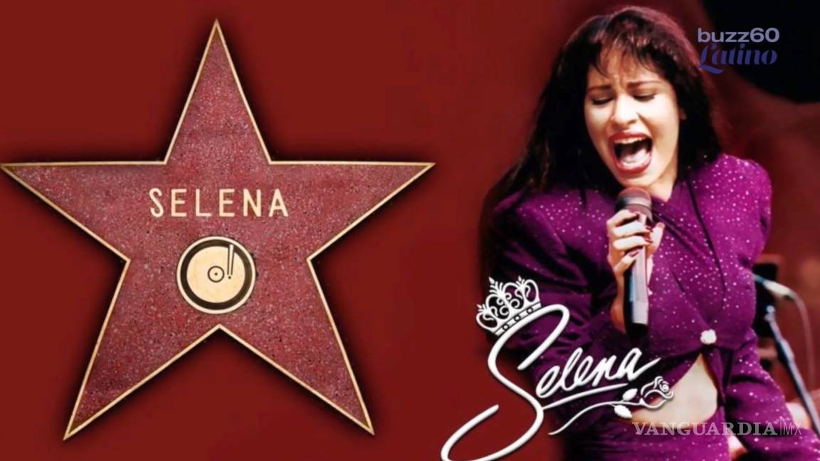 Selena, homenajeada con una estrella en el Paseo de la Fama de Hollywood