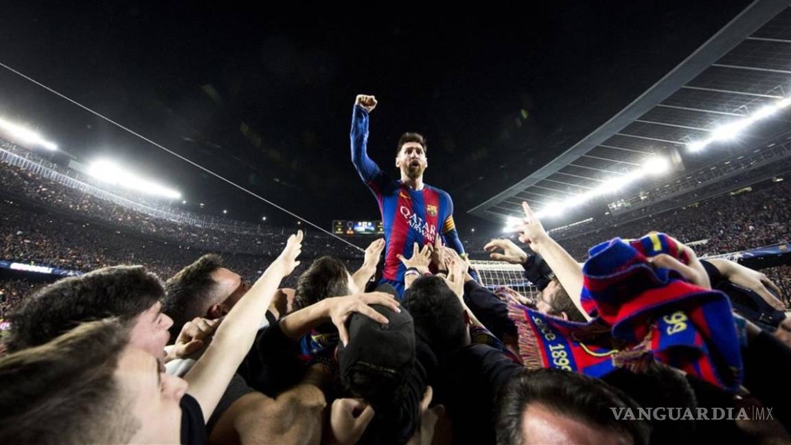 Mexicano da a Messi foto de festejo en remontada ante PSG