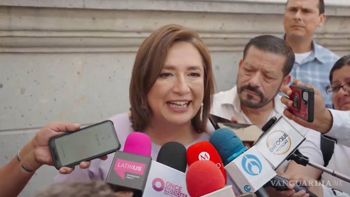 Exige Xóchitl piso parejo al INE en fiscalización de gastos; Claudia ‘ya rebasó por cientos de millones de pesos’, acusa la opositora