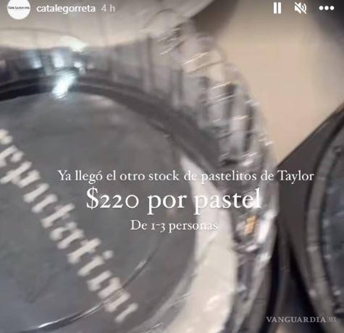 $!De acuerdo a la cuenta en Instagram los pasteles son para 1 a 3 personas.