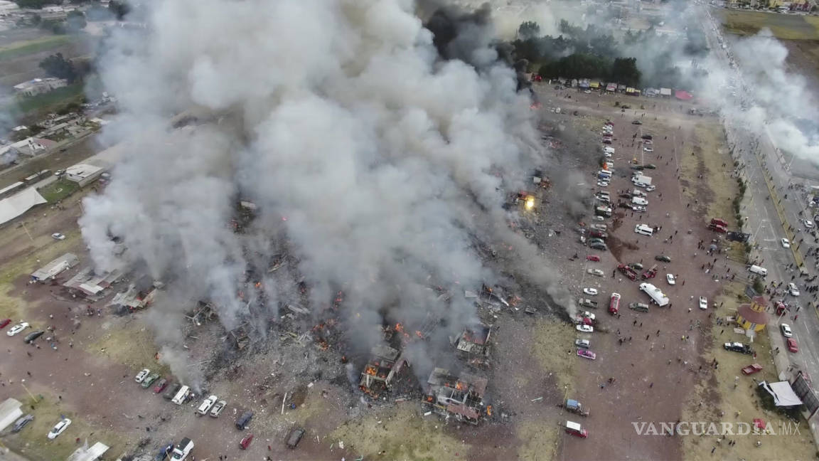 Ya son 31 los muertos por explosión en Tultepec