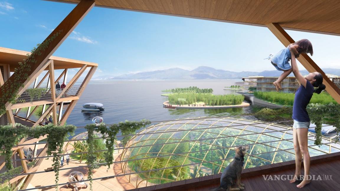 $!Esta es Oceanix City, la ciudad para 10 mil habitantes que está ¡sobre el agua!