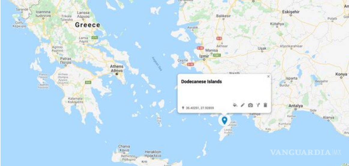 $!Terremoto en Grecia: un fuerte temblor de 6.2 golpea la costa de los puntos turísticos de Kos y Rodas