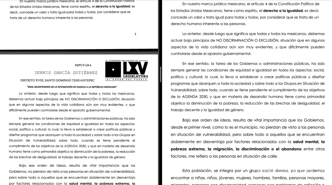 $!El diputado Antonio “Tony” Flores se enfrenta a acusaciones de plagio tras presentar iniciativas que coinciden notablemente con propuestas previas del Congreso de Oaxaca.